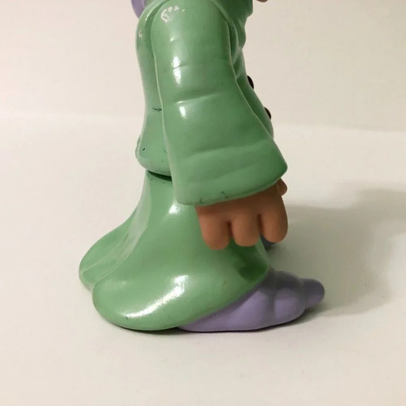 Vtg 1990s Disney Snow White And The Seven Dwarfs Dopey Vinyl Figure - Picture 13 of 16